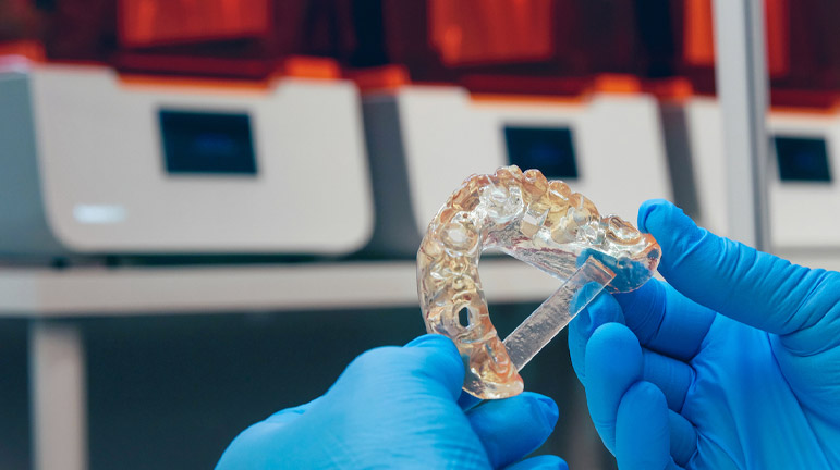 Доведение протеза или модели до идеала : 3d принтеры стоматология