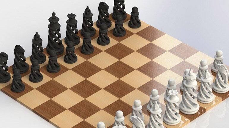 шахматы 3d принтер mach3