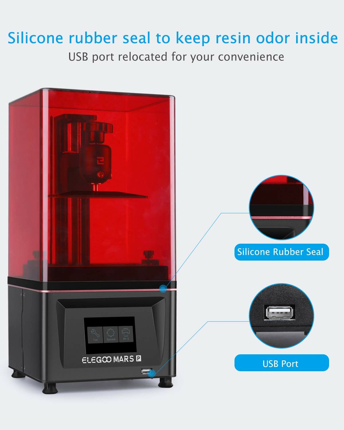 Фотополимерный  3D принтер ELEGOO Mars PRO : печать на 3д принтере в омске