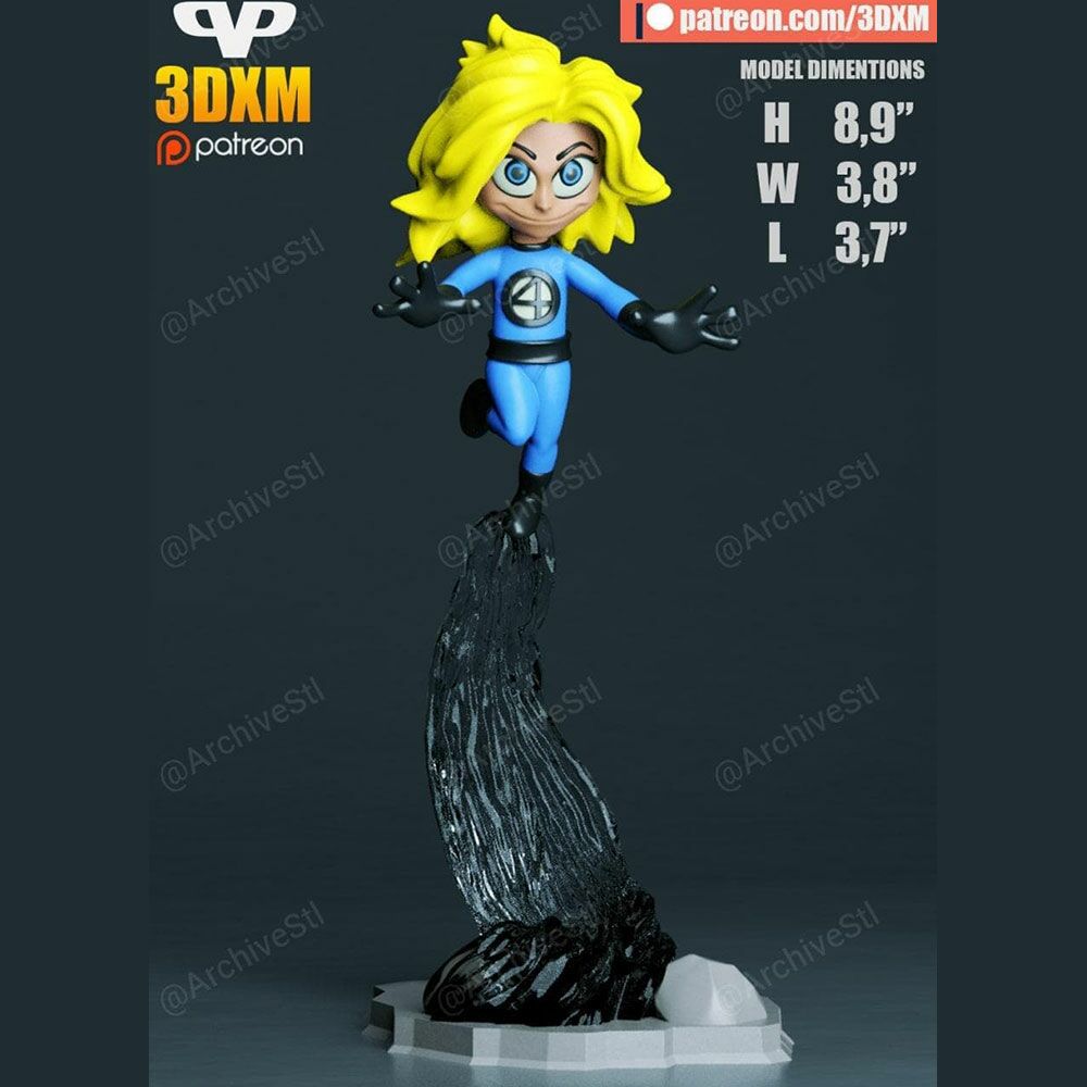 Invisible Woman Chibi