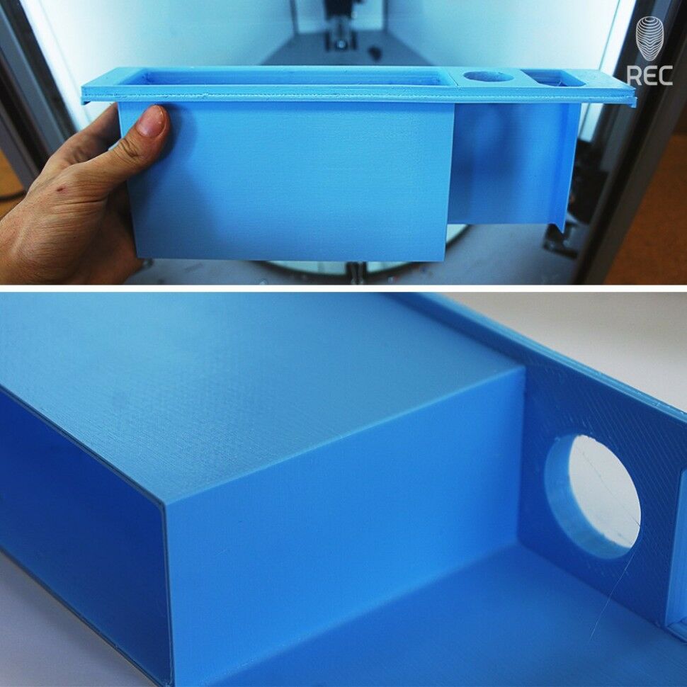 PLA пластик REC 1.75мм цвет Голубой 0,75 кг : easy flex пластик rec