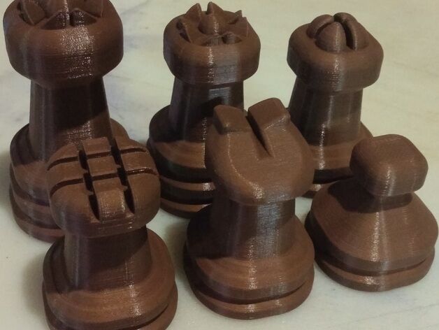 Шахматная доска-головоломка : шахматы модели 3d принтер