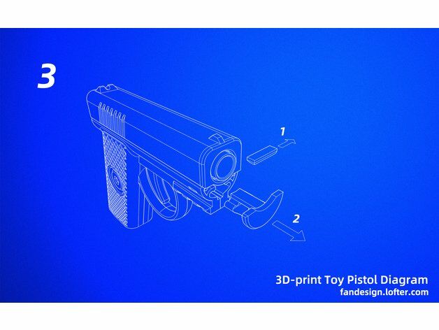 3d принтер пистолет пластик