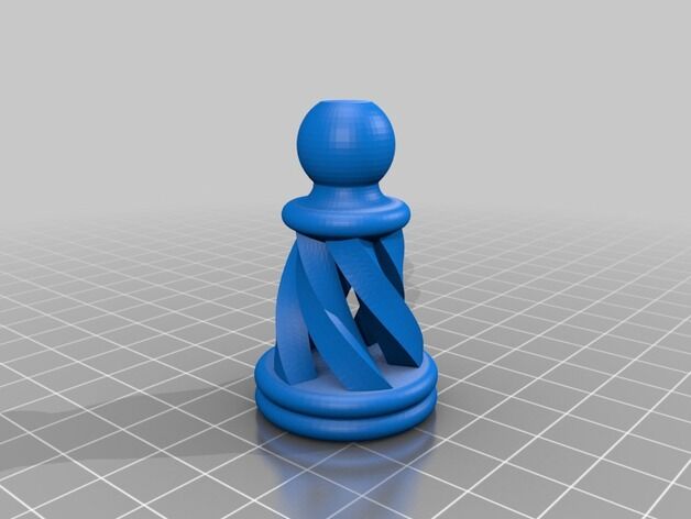 Набор спиральных шахмат : шахматы 3д принтер