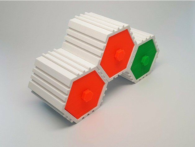 Модульные шестигранные ящики : создать модель для 3d принтер