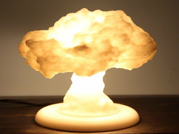 Ночник - ядерный гриб : сувениры из 3д принтера купить