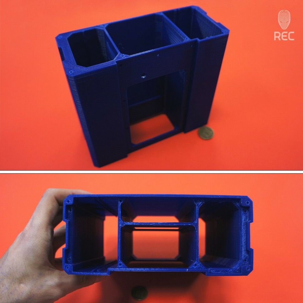 PLA пластик REC 1.75мм цвет Синий 0,75 кг : магазин для 3д принтеров
