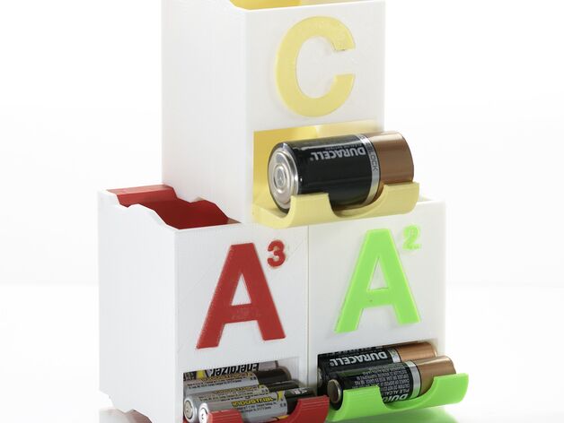 Удобное хранилище для батареек : изготовление деталей на 3д принтере на заказ в томске