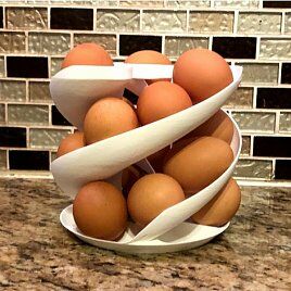 Спиральная корзина для яиц : stl скачать для 3d принтера

