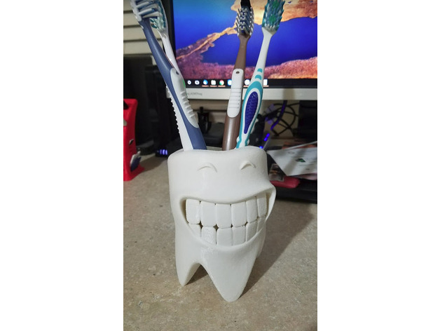 Стакан для зубных щеток : фигурки 3д принтером с фото
