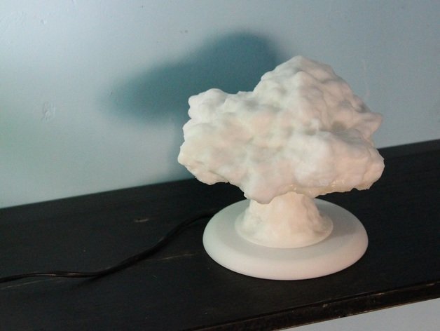 Ночник - ядерный гриб : 3д модели для 3д принтера скачать бесплатно без регистрации