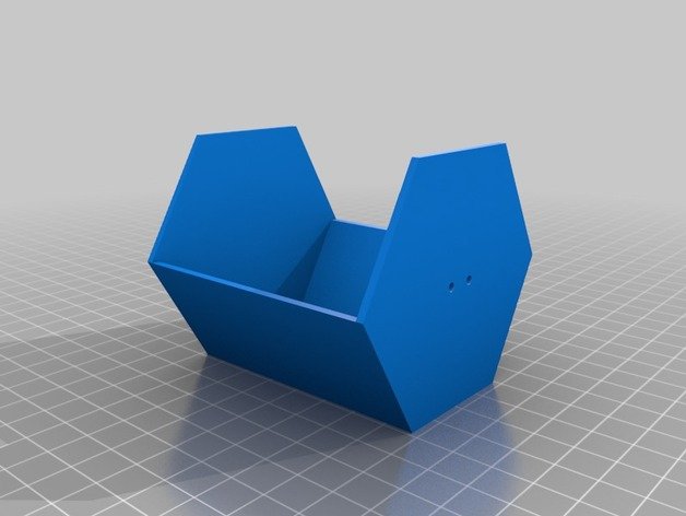 Модульные шестигранные ящики : создать 3d модель для принтера