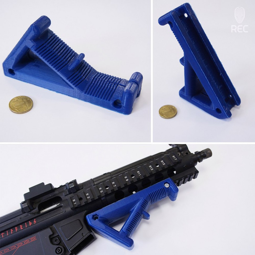 PLA пластик REC 1.75мм цвет Синий 0,75 кг : магазин 3д принтеров спб