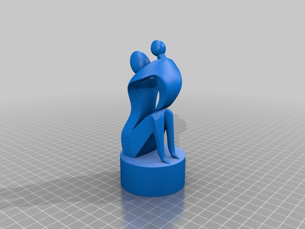 Скульптура ко дню матери :изделия сделанные на 3d принтере