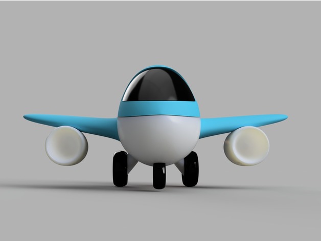 Самолет пазл : самолет из 3d принтера