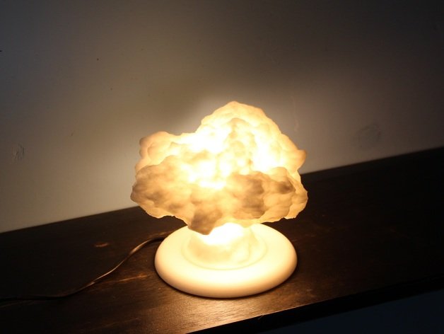 Ночник - ядерный гриб : 3д модели для принтера без регистрации