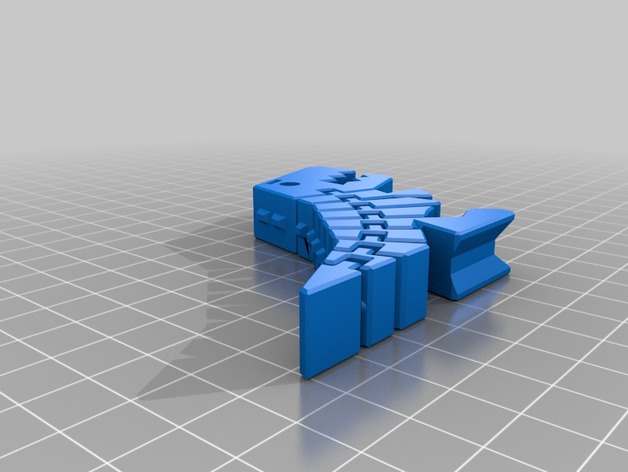 Flexi Rex с подвижными звеньями : 3d принтер печать ювелирных изделий