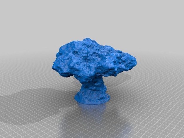 Ночник - ядерный гриб : stl модели для 3д принтера скачать бесплатно без регистрации