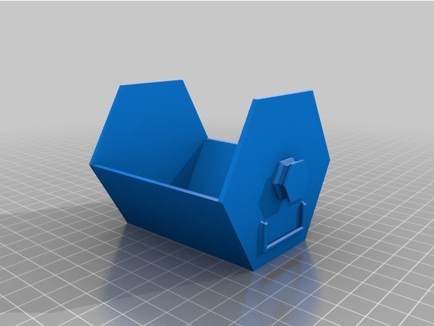 Модульные шестигранные ящики : разработка модели для 3d принтера