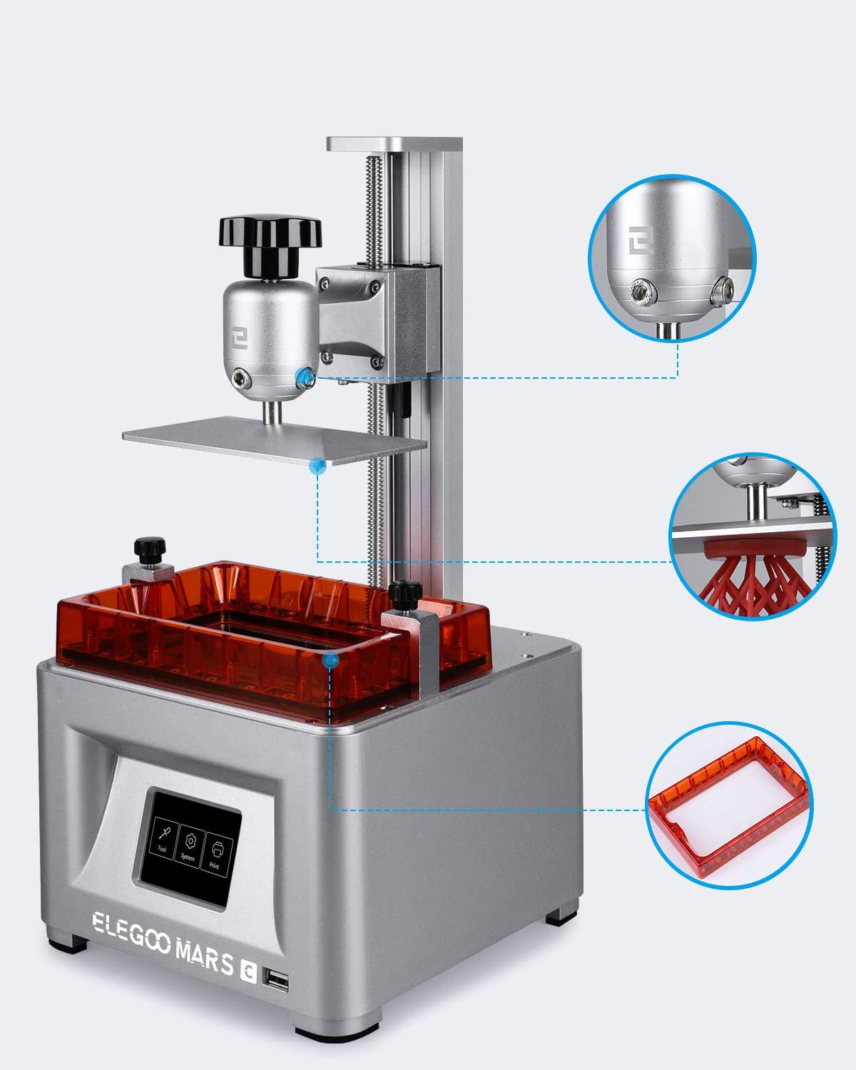 Фотополимерный 3D принтер ELEGOO Mars UV : принтеры 3д цена