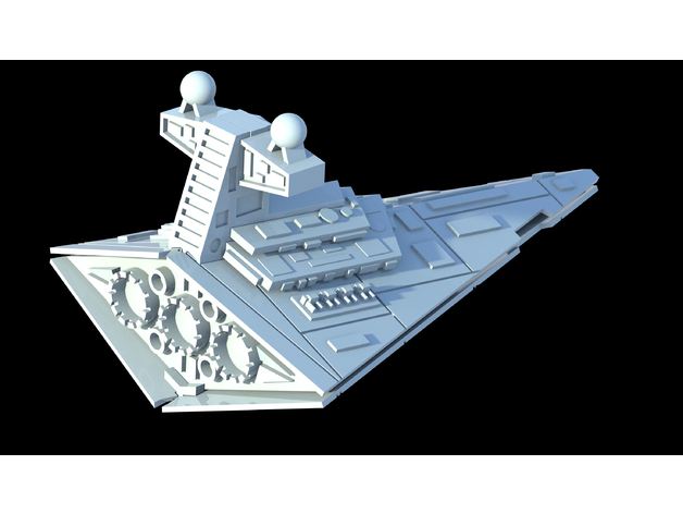 Звездный разрушитель : 3d stl модели для принтеров

