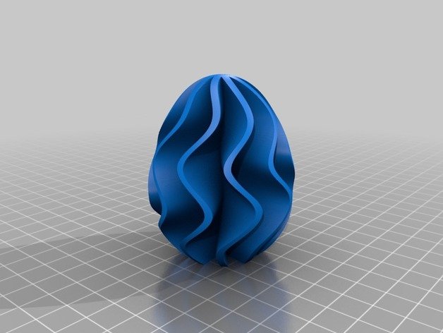 Пасхальные яйца :модель украшения для 3d принтера