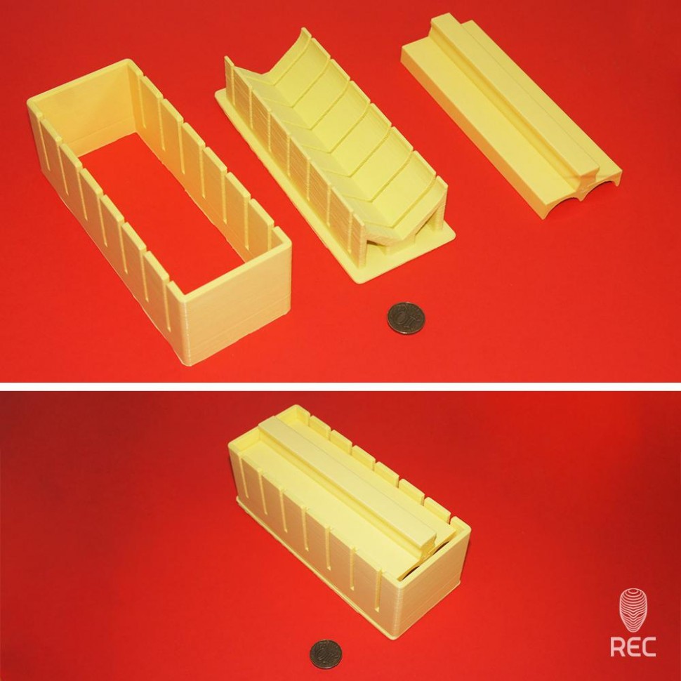 PLA пластик REC 1.75мм цвет Жёлтый 0,75 кг : 3д принтер с пластиком цена