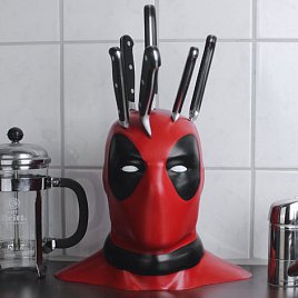 Бюст Deadpool - подставка для ножей : популярные модели 3d принтеров

